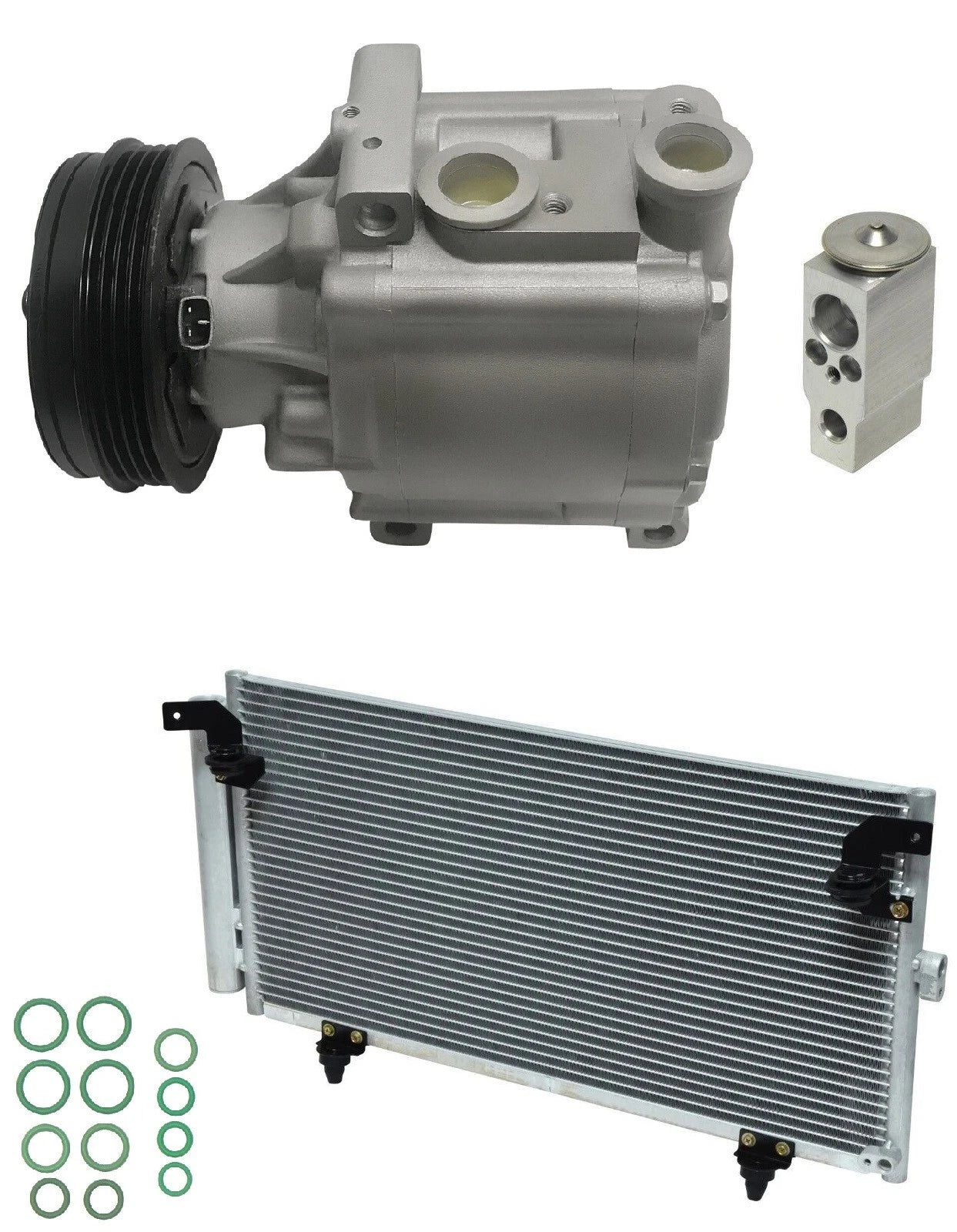 AC Compressor Kit With Condenser for Subaru Outback 2.5L (2005–2009)