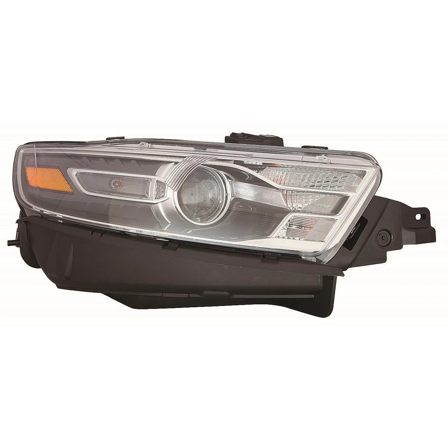Replacement Polypropylene Passenger Side Halogen Headlight Assembly w/o Logo
