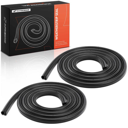 2X Rear Door Weatherstrip Seal for Cadillac Escalade (2002–2020)