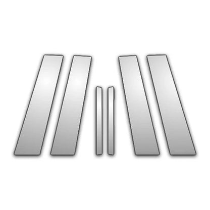 6Pc Chrome Pillar Post Covers for Buick Regal (2011–2016)