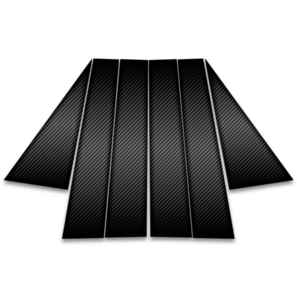 6pc Carbon Fiber Pillar Post Covers for 2007-2009 Saturn Outlook