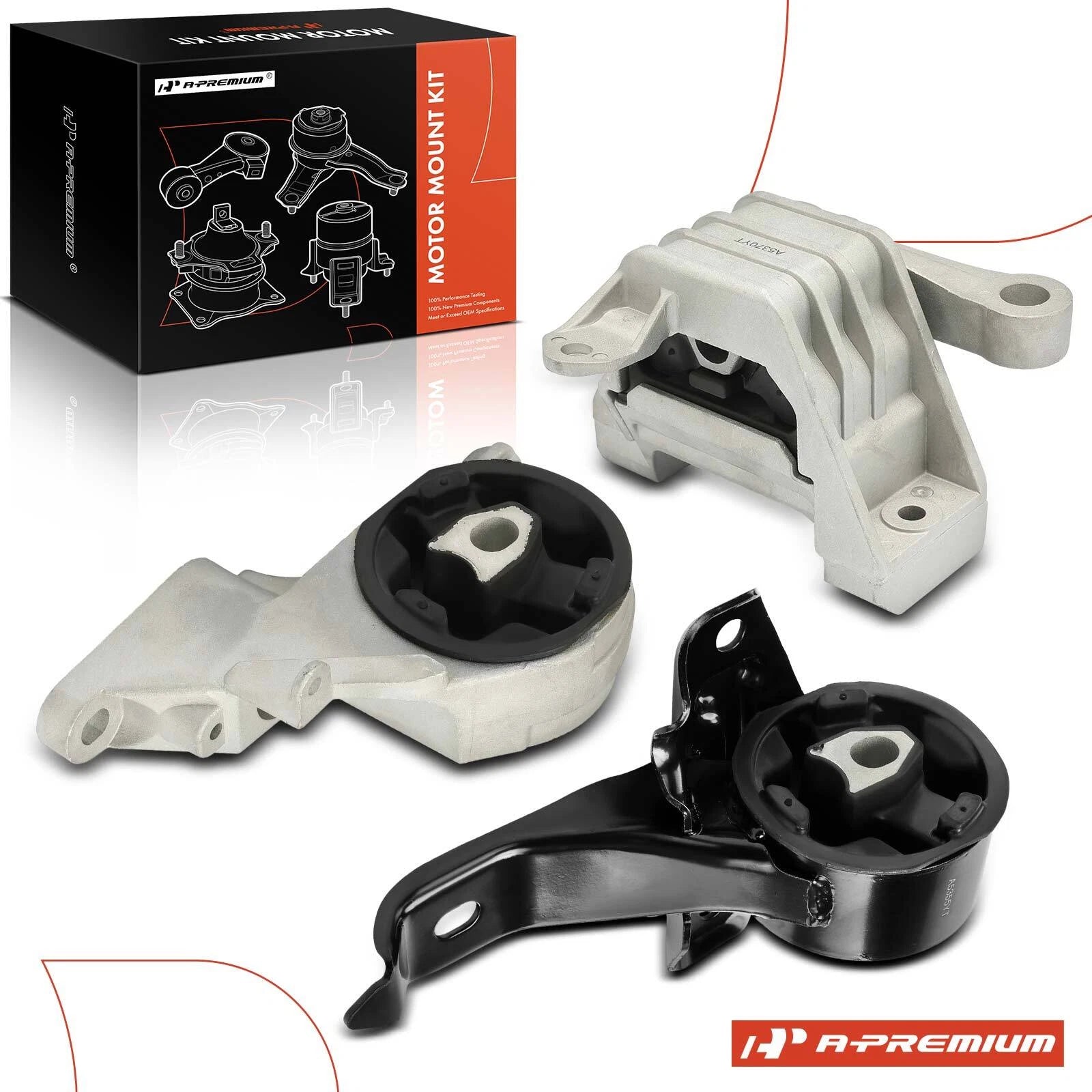3X Engine Mount & Transmission Mount for Chevrolet Malibu (2006–2008)