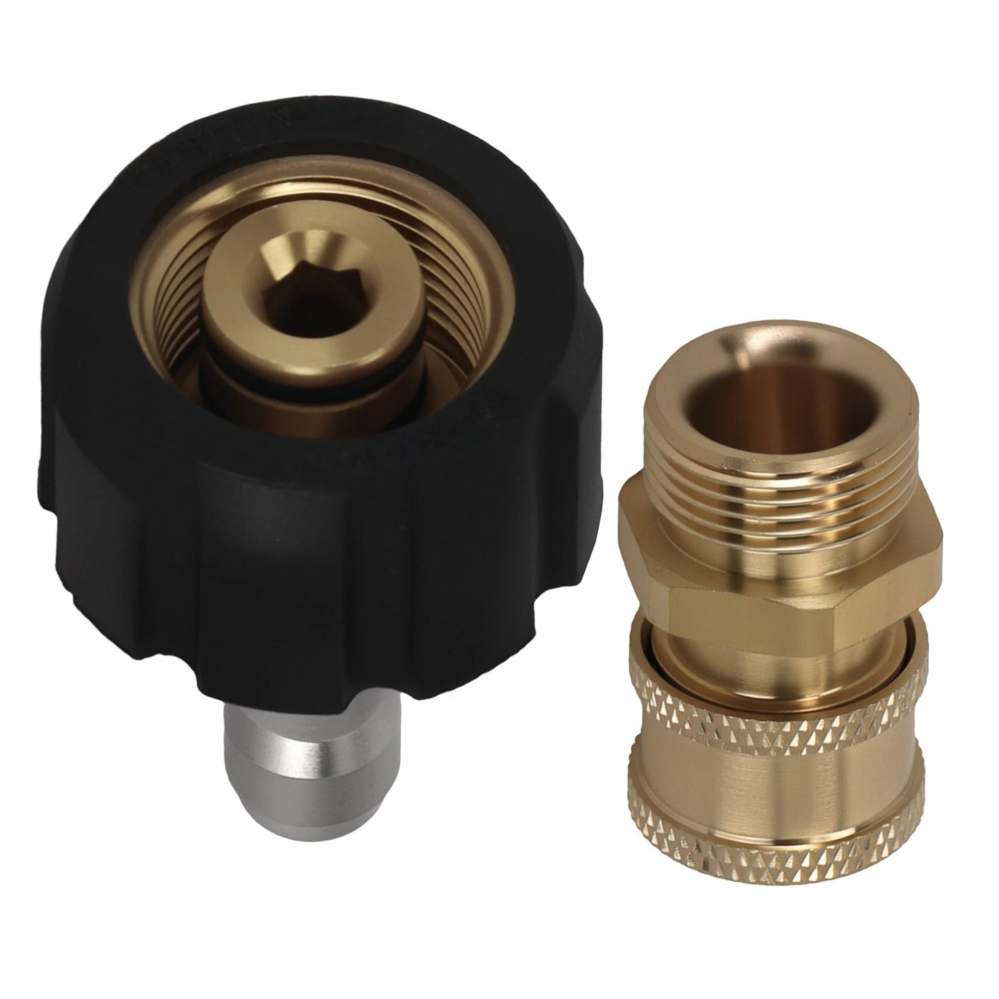Brass Adapter for Pressure Washer Hose Quick Connect (5000–5000PSI)