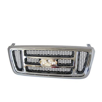 Front Grille Replacement Black Chrome Plastic for 2007–2008 Ford F-150