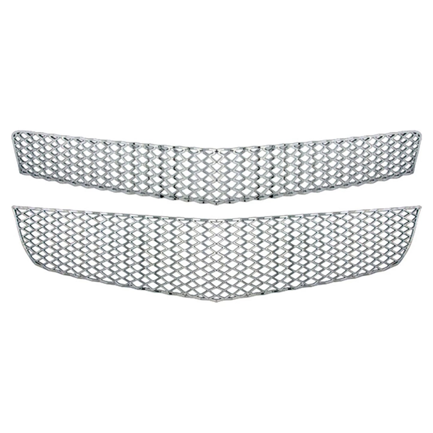 Premium FX 2pc Chrome Grille Overlay for 2009-2012 Chevy Traverse LS or LT
