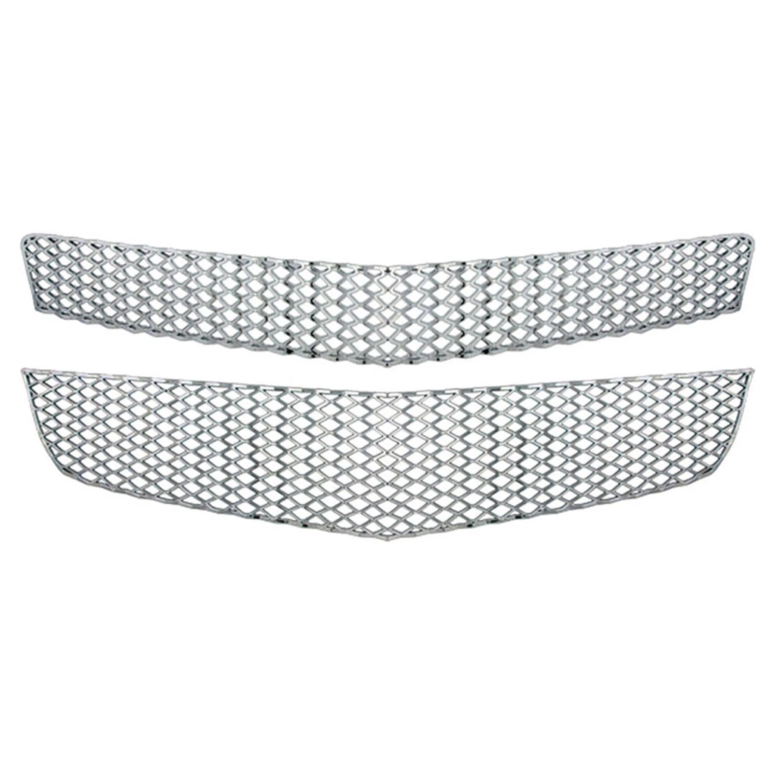 Premium FX 2pc Chrome Grille Overlay for 2009-2012 Chevy Traverse LS or LT