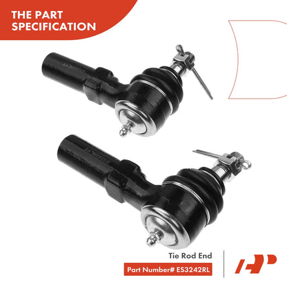 6x Front Tie Rod End Ball Joints for Chevrolet Lumina APV (1993–1996)