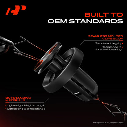 250 Pcs Bumper Retainer Clips for Chevy
