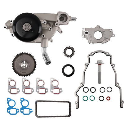 High Volume Oil Pump Timing Chain Kit for Chevrolet GM LS (4.8L–6.0L) (2014–2017)