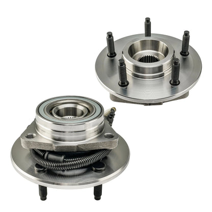 2x Front Wheel Hub & Bearing Assembly for Lincoln Navigator (1998–2000)