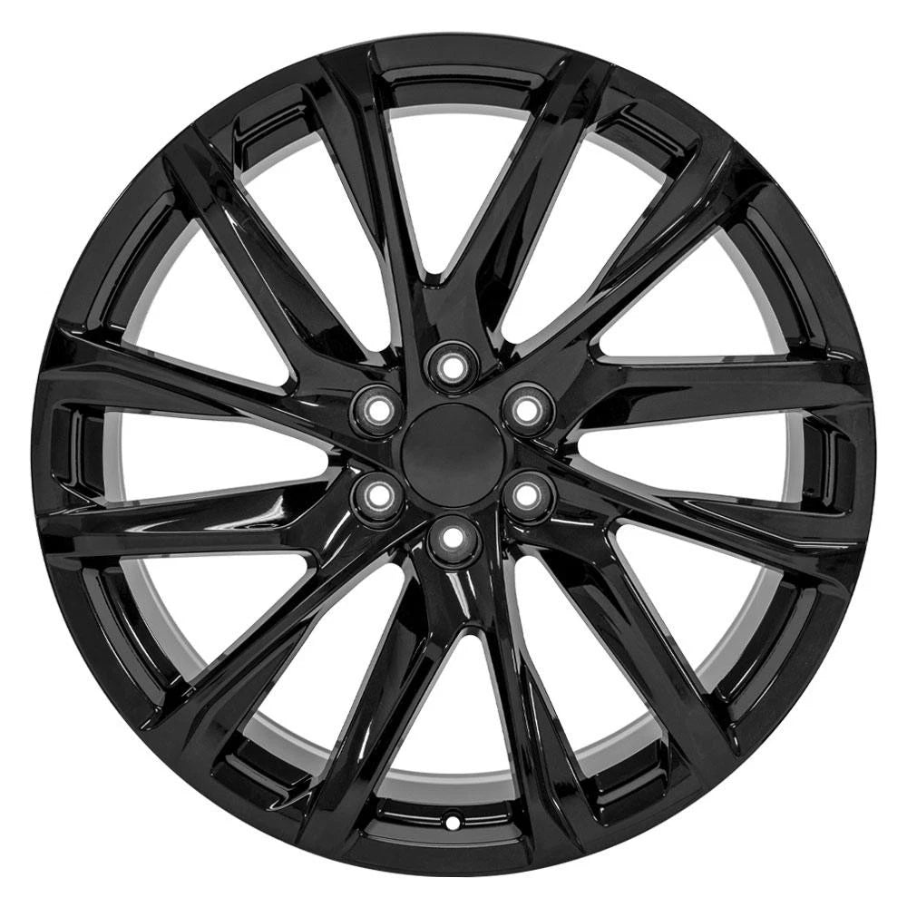 24 Inch Gloss Black Wheel Replacement for 1992–1994 Chevy Blazer