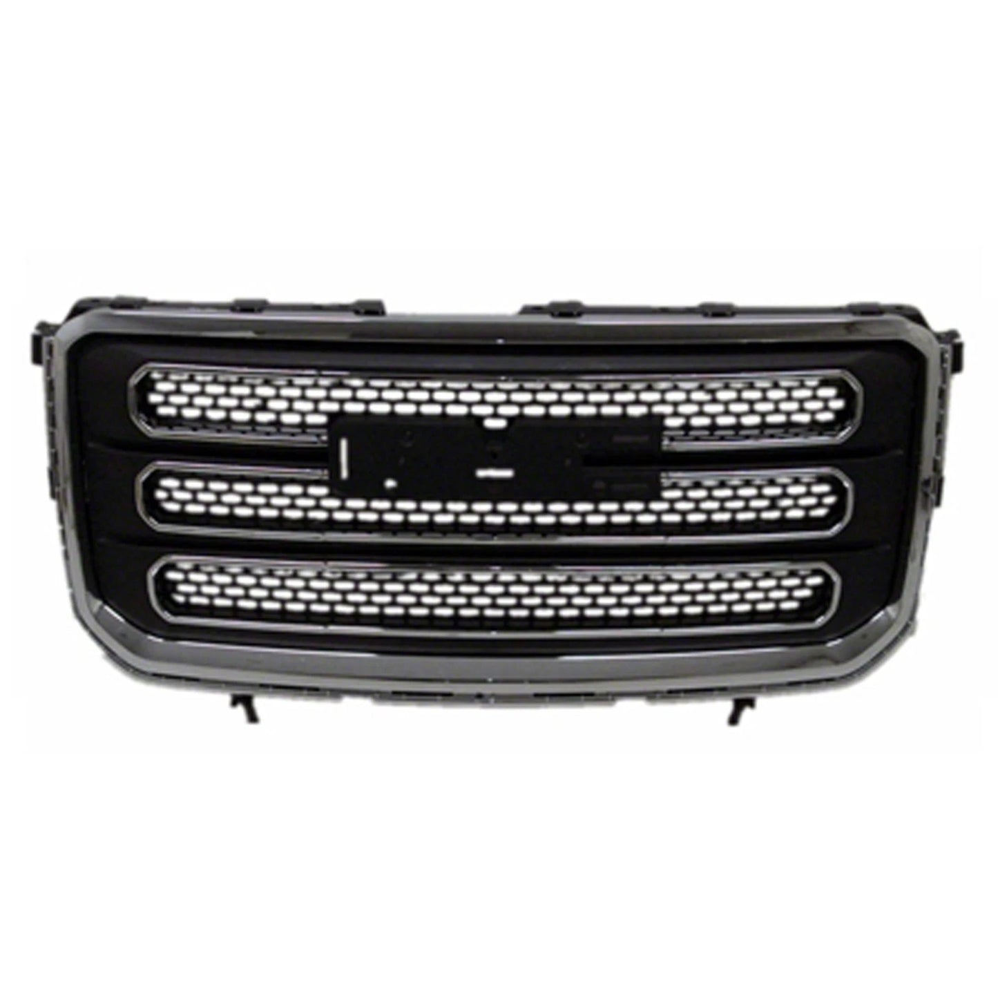 Replacement Black Chrome Plastic Front Grille For 2013-2016 GMC Acadia