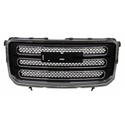 Replacement Black Chrome Plastic Front Grille For 2013-2016 GMC Acadia