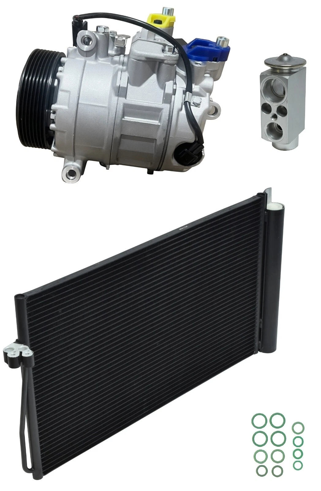 AC Compressor Kit With Condenser for BMW 535i 3.0L (2010–2010)