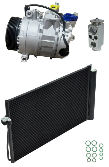 AC Compressor Kit With Condenser for BMW 535i 3.0L (2010–2010)