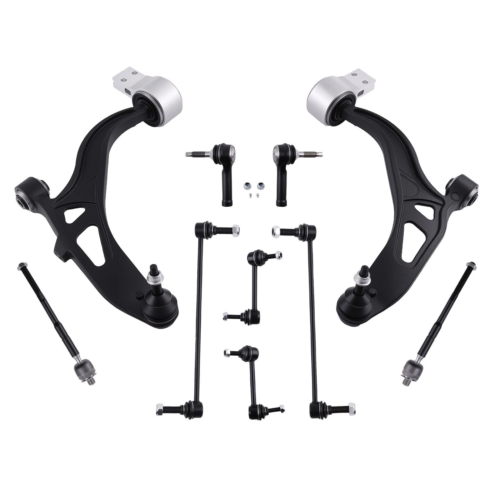 10x Front Lower Control Arms Kit and Rear Sway Bar Links for 2011–2019 Ford Explorer
