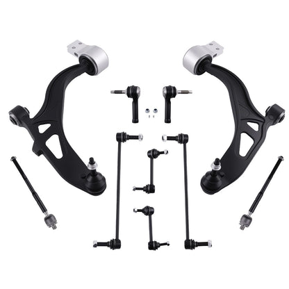 10x Front Lower Control Arms Kit and Rear Sway Bar Links for 2011–2019 Ford Explorer