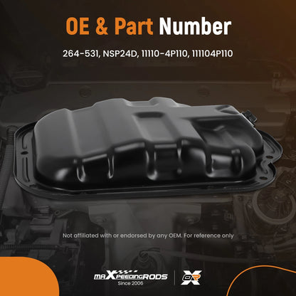 Lower Oil Pan for Infiniti FX35 G35 M35 Nissan 350Z V6 (2003–2008)