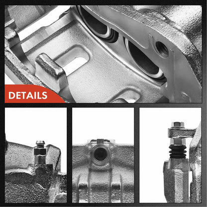 6X Front Brake Caliper & Ceramic Brake Pad for Chevy Equinox (2005–2010)