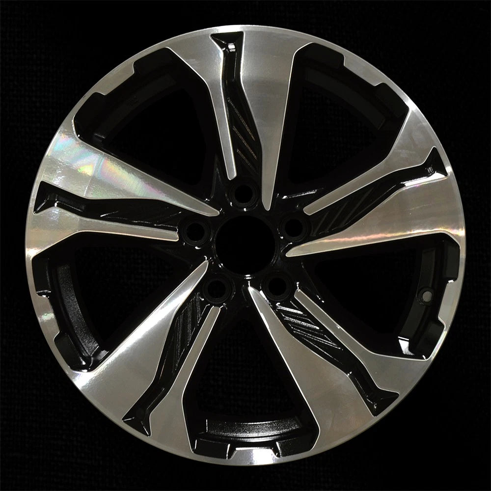 Factory Wheel 17x7.5 Gloss Black Machined Bright for 2017–2018 Honda CR-V