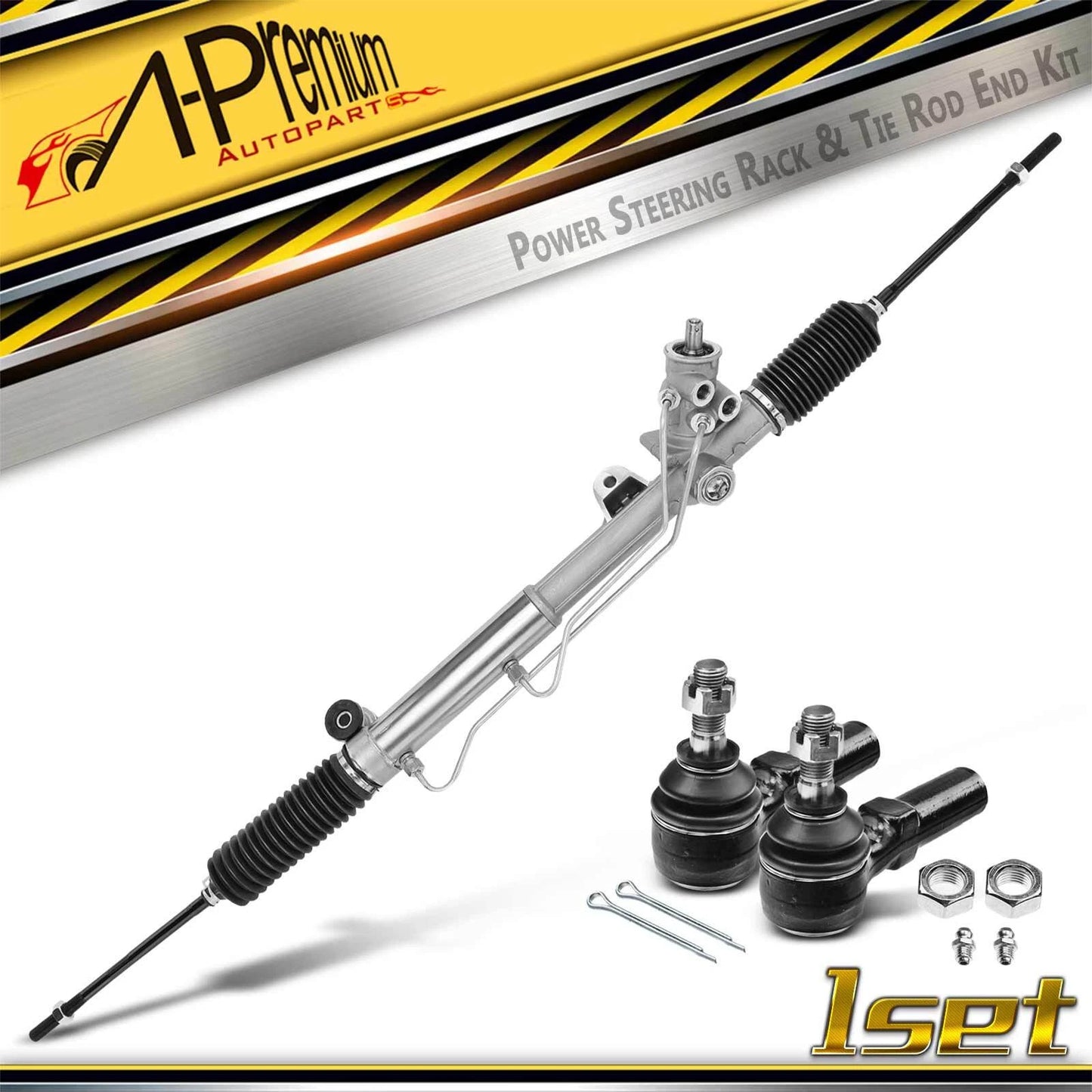 3X Front Rack & Pinion Tie Rod End Kit for Chevrolet Camaro (2010–2015)