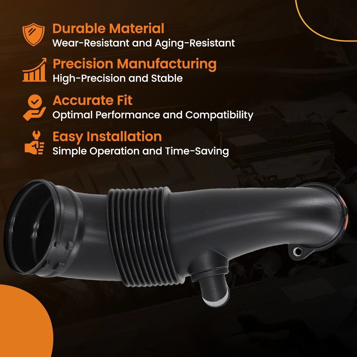 Left Air Intake Duct for BMW X5 X6 xDrive50i (2014–2019)