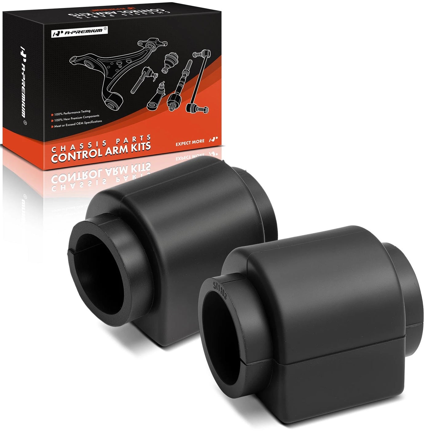 2X Front Sway Bar Bushings for Chevrolet Trailblazer GMC Envoy (2002–2009)