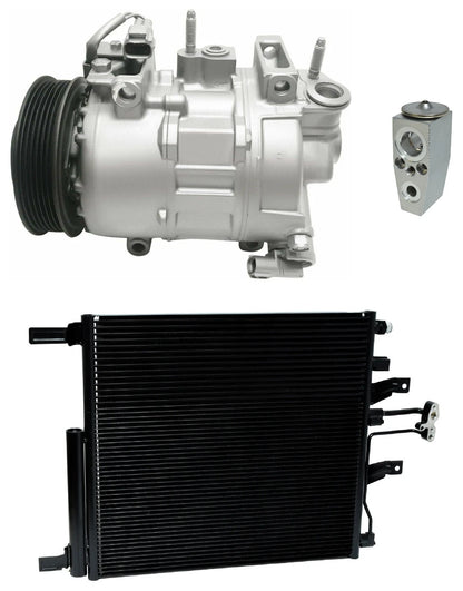 A/C Compressor Kit With Condenser for Ram 1500 3.6L (2016–2016)