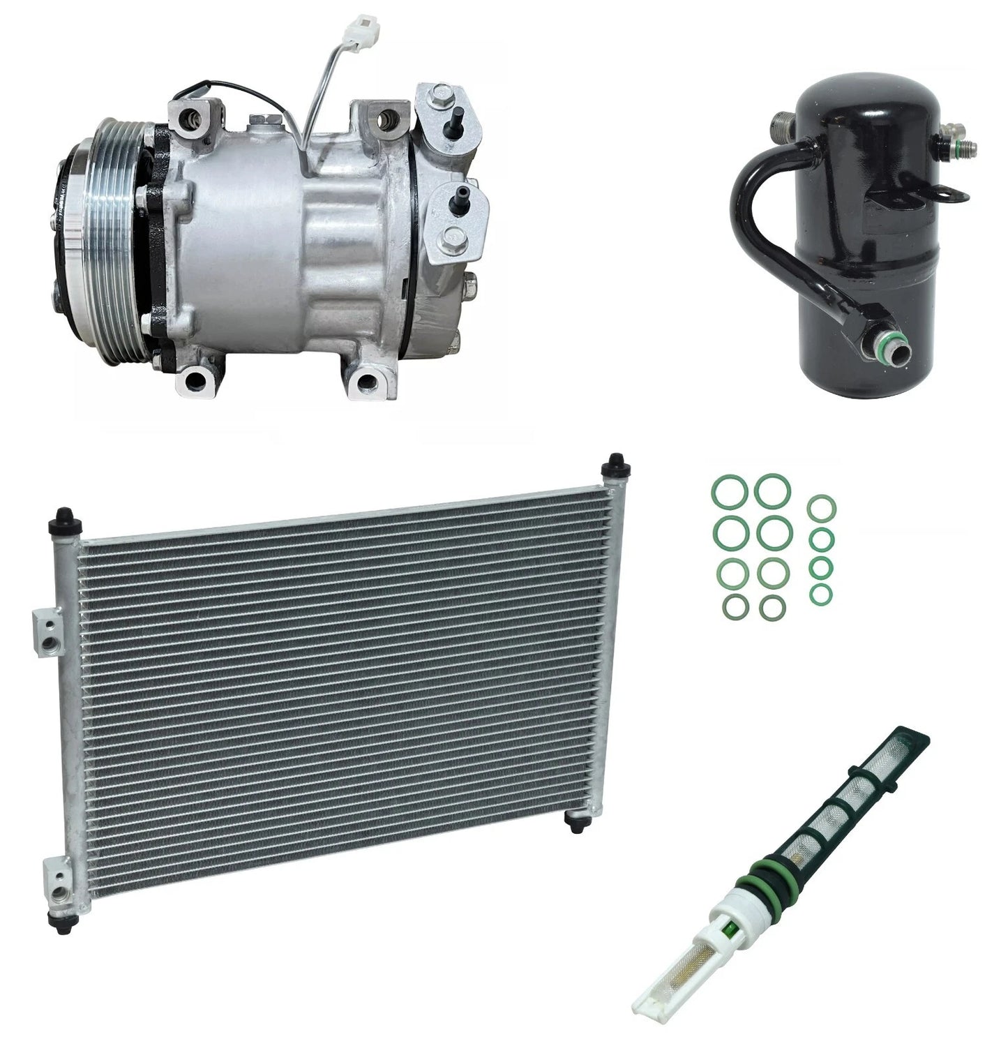 AC Compressor Kit With Condenser for Mazda 626 2.5L V6 (1998–1998)