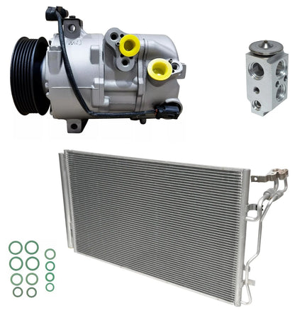 A C Compressor Condenser Kit Replacement for Kia K900 5.0L (2015–2018)