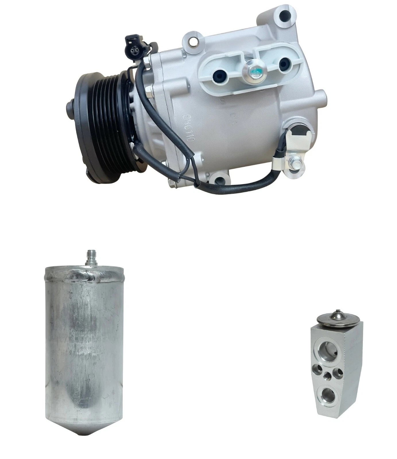 AC Compressor Kit Replacement for Ford Escape 2.3L Hybrid (2008)