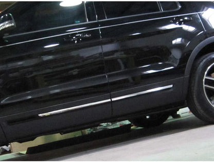 4pc. Luxury FX Stainless 3/4' Side Molding Inserts for 2016-2019 Ford Explorer