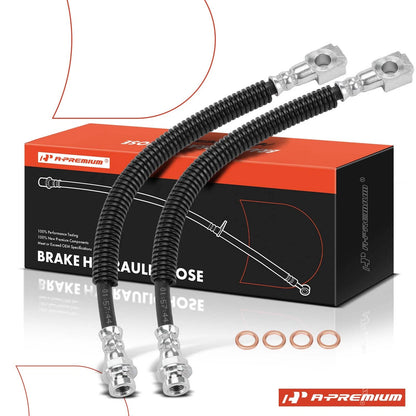 2X Front Brake Hydraulic Hose for Chevrolet Blazer GMC Jimmy (1998–2000)