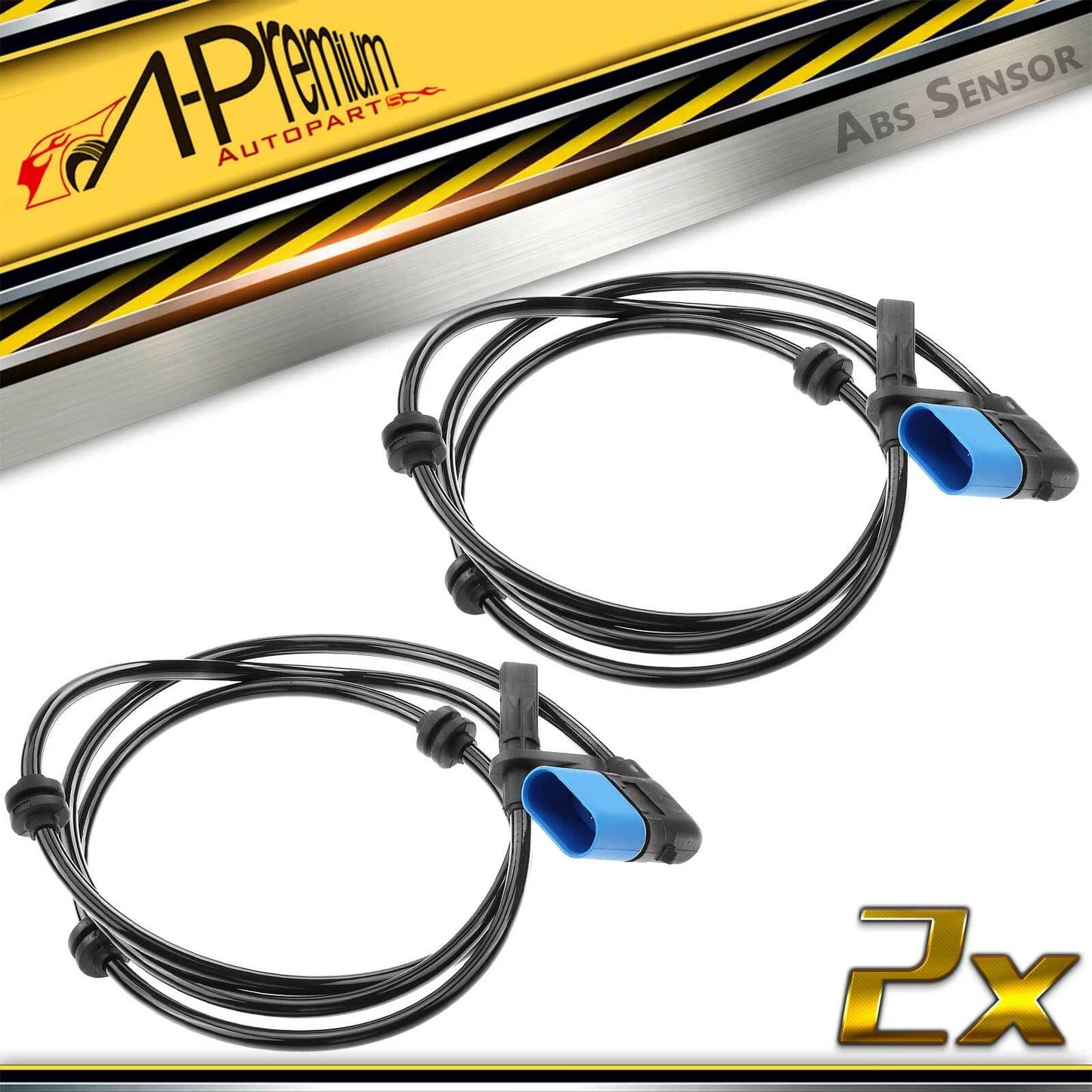 2X Rear ABS Wheel Speed Sensor for Mercedes-Benz CLA250 CLA45 AMG (2014–2019)