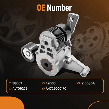 Belt Tensioner Pulley Assembly for Freightliner Coronado (2018–2019)