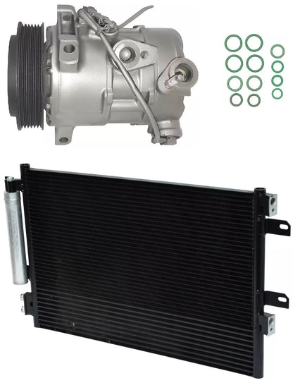 A C Compressor Kit with Condenser for Jeep Compass 2.0L (2009–2011)
