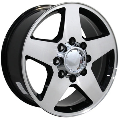 Black Wheel 20x8.5 w/Machined Face for 1999-2010 GMC Sierra HD - OWH2005
