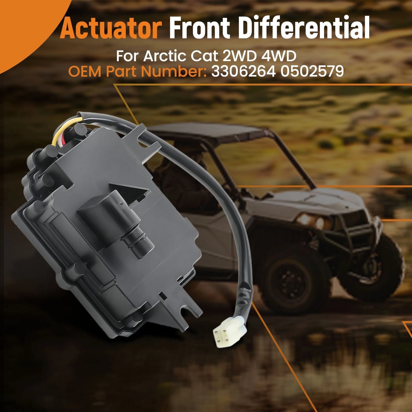 Actuator Front Differential Assembly for Arctic Cat ATV 2WD/4WD (2005–2007)
