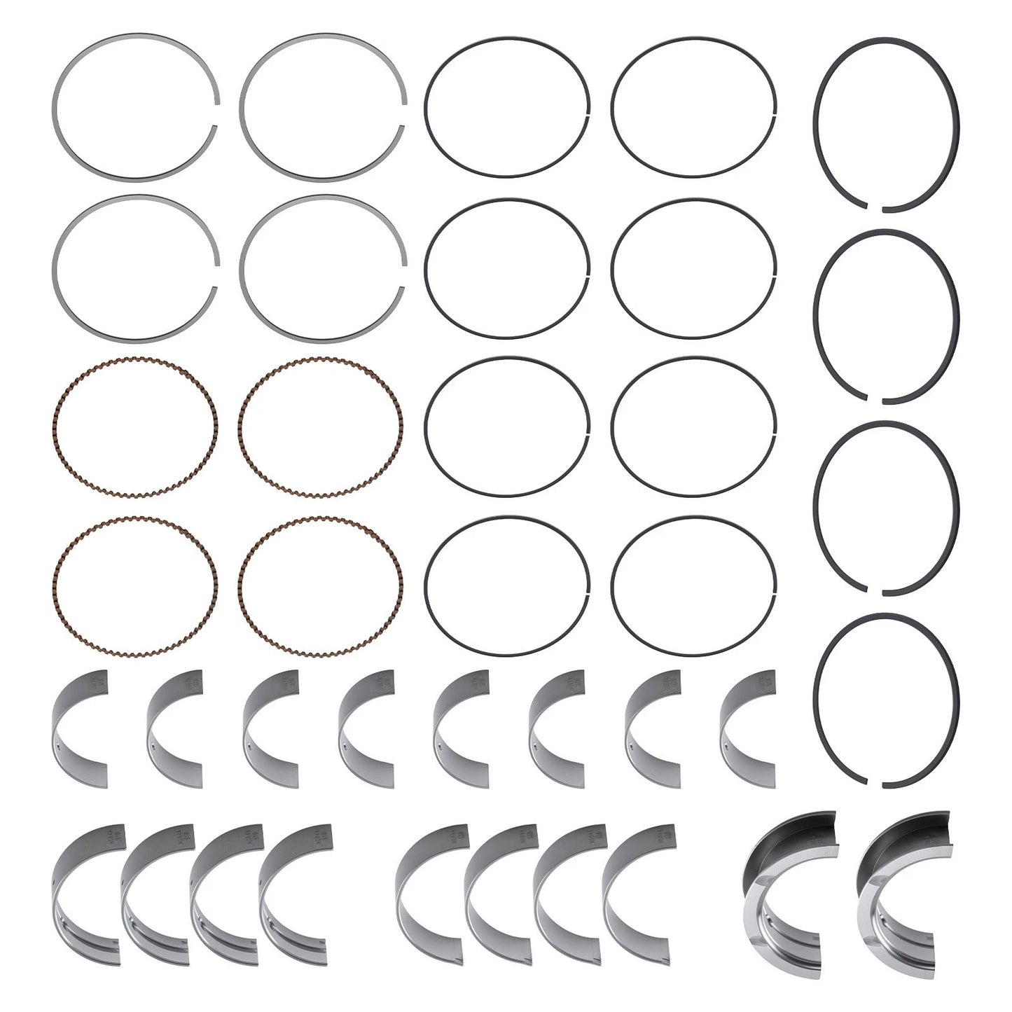 Engine Ring Bearing for Nissan Altima 2.4L (1993–1997) 89mm Standard Bore