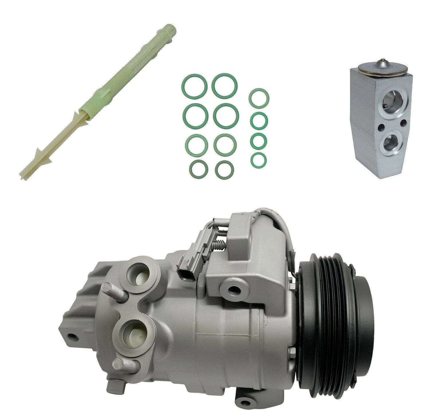 AC Compressor Kit Replacement for Lincoln Navigator 3.5L Turbo (2016–2018)