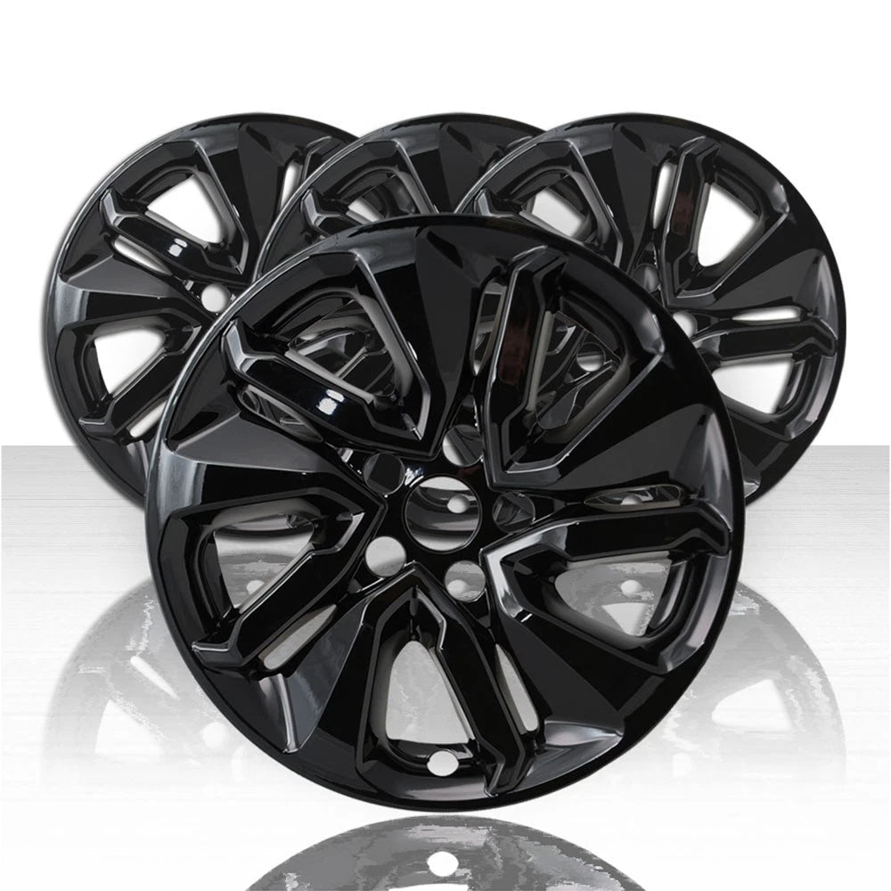4 Black 17" Wheel Skins Snap On Rim Covers Hub Caps for Honda Accord LX 2018-20