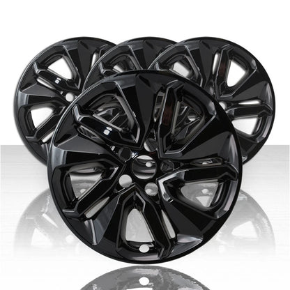4 Black 17" Wheel Skins Snap On Rim Covers Hub Caps for Honda Accord LX 2018-20