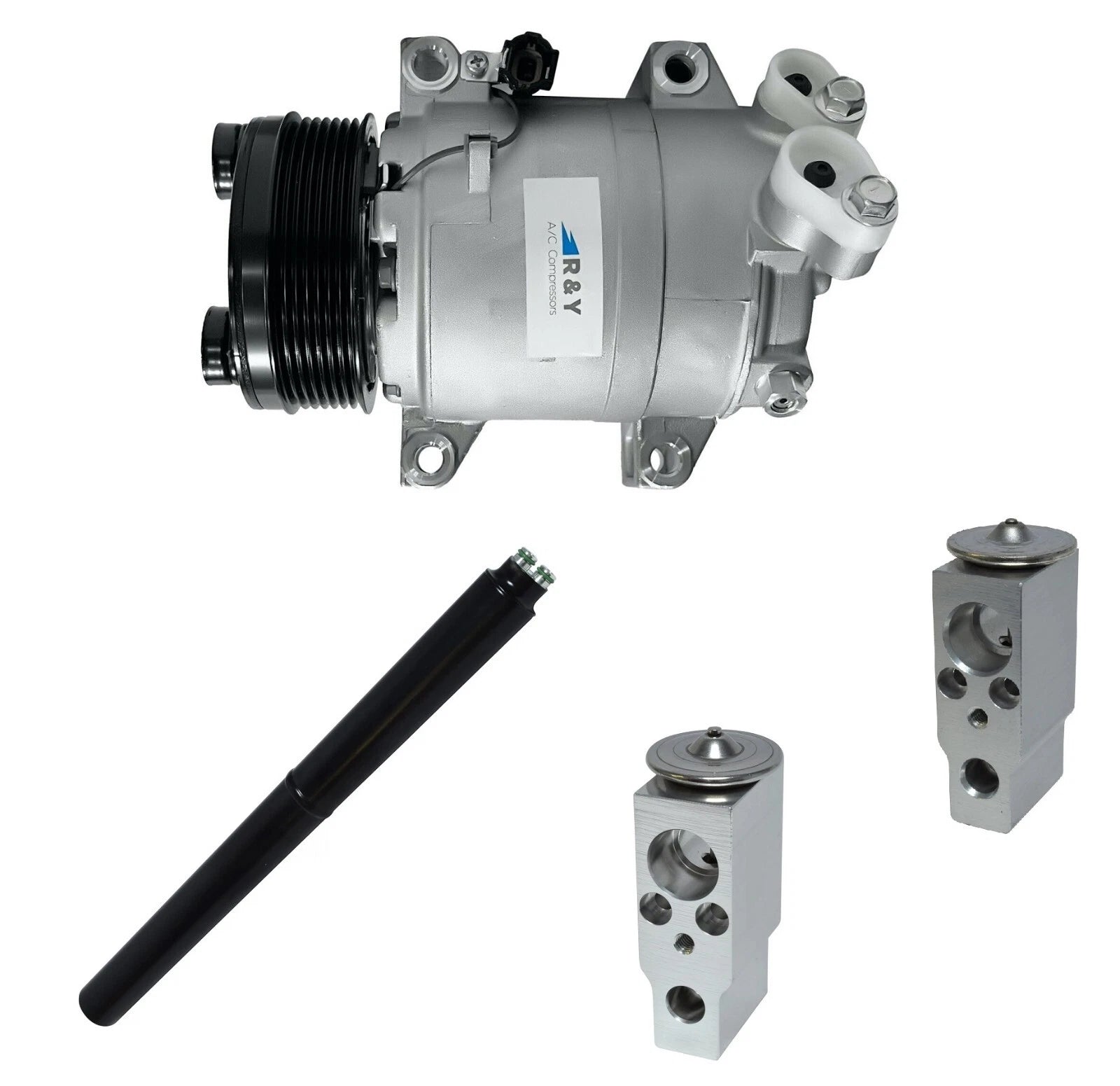 AC Compressor Kit Replacement for Infiniti QX56 5.6L (2008–2010)