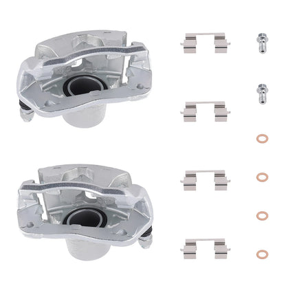 Front Left & Right Brake Calipers with Bracket for Acura ILX (2013–2015)