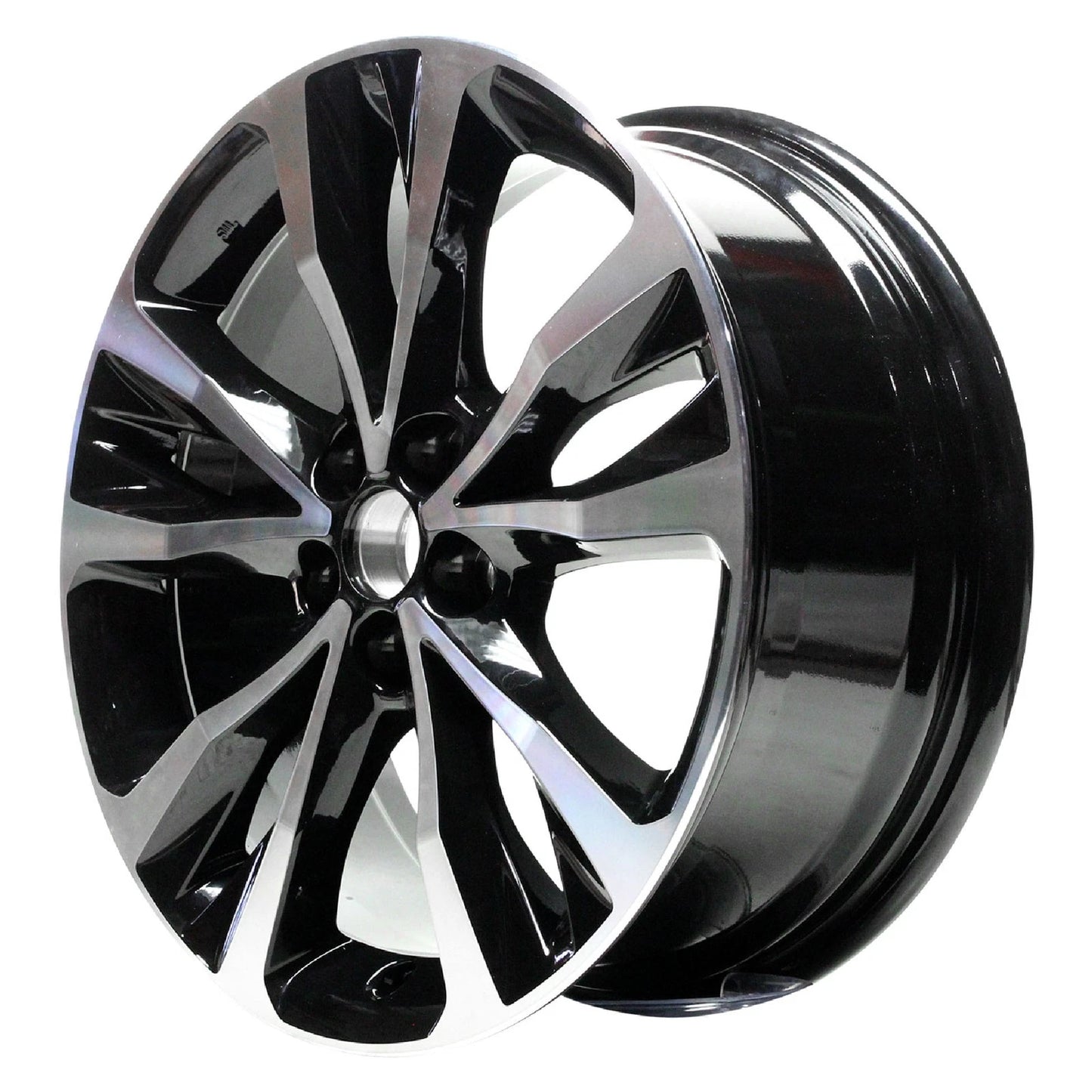 17 Inch Alloy Wheel Machined Black Pockets by JTE for 2017–2018 Toyota Corolla