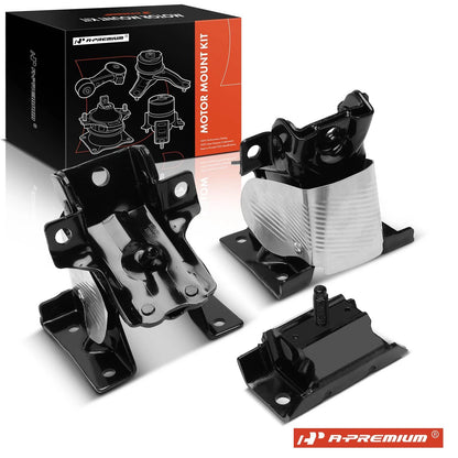 3X Engine Motor & Transmission Mount for Chevy Silverado 2500 HD (2001–2007)