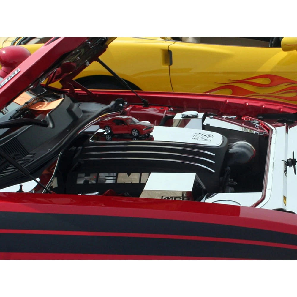 Engine Shroud Letters Set Polished Stainless for Dodge Challenger (2009–2019)