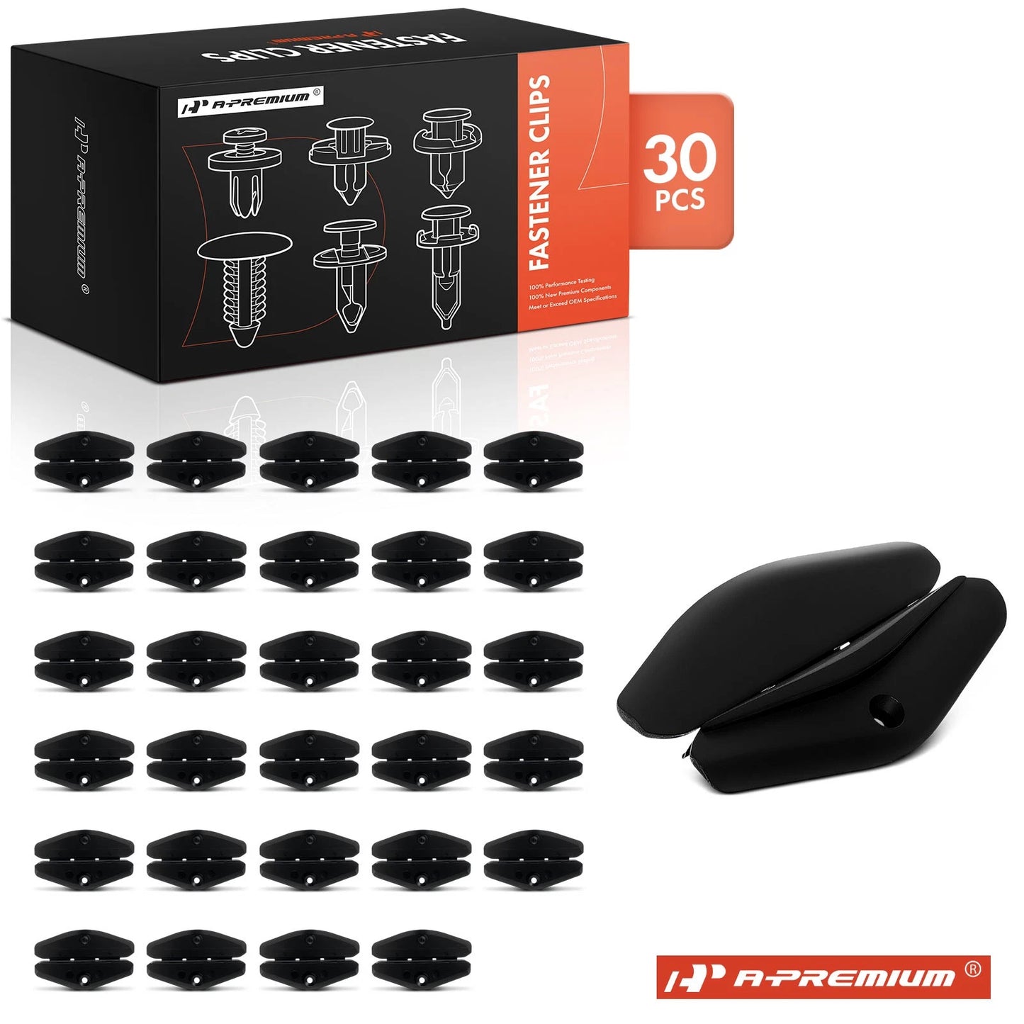 30Pcs Nylon Guide Clip Fasteners for Buick Chevrolet