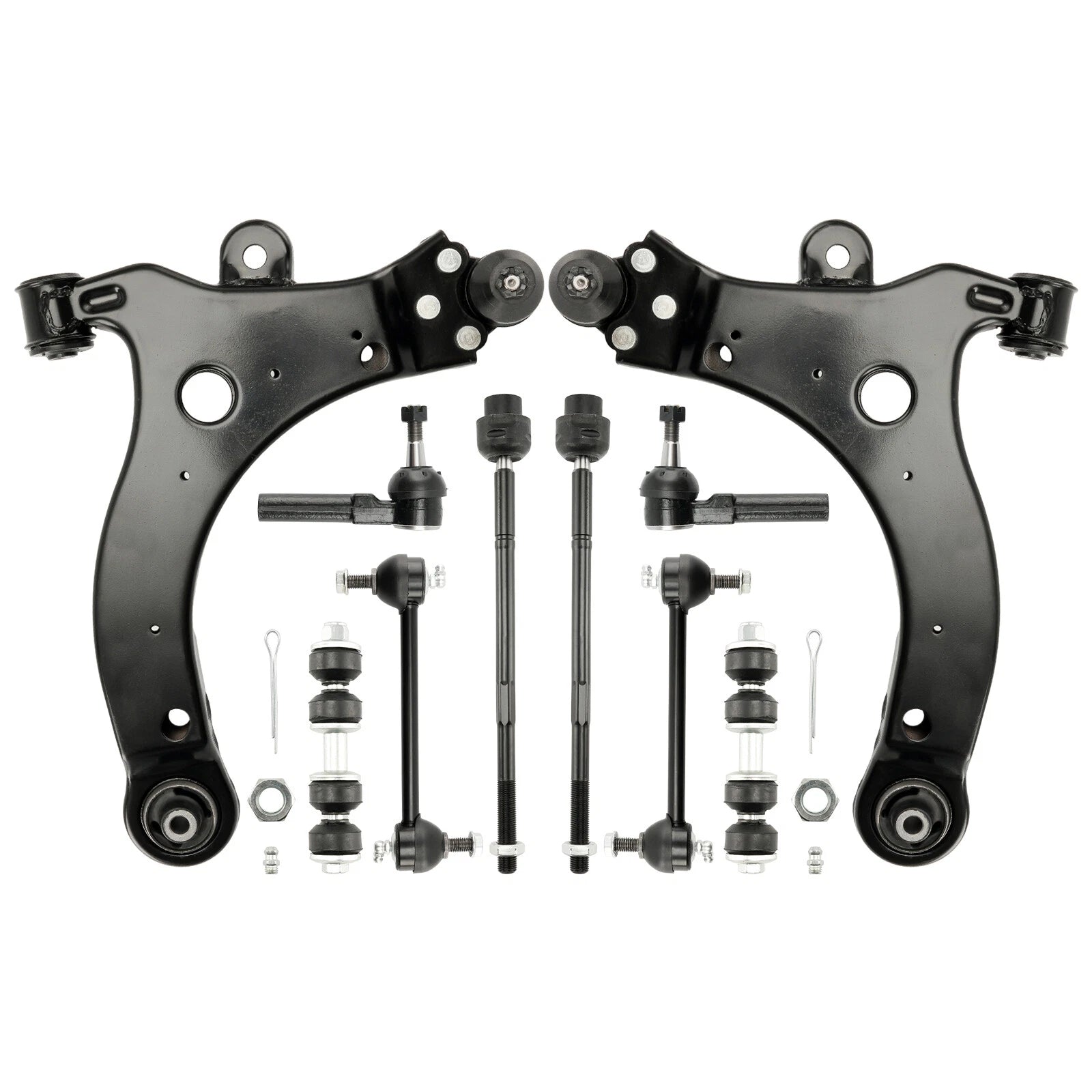 Front Lower Control Arm Ball Joint & Tie Rod for 2010–2013 Chevy Impala (10 Pcs)