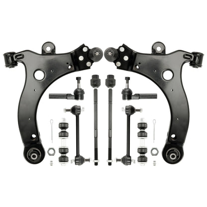 Front Lower Control Arm Ball Joint & Tie Rod for 2010–2013 Chevy Impala (10 Pcs)